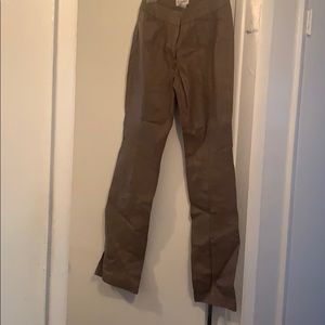 Chadwick’s women’s leather boot cut pants